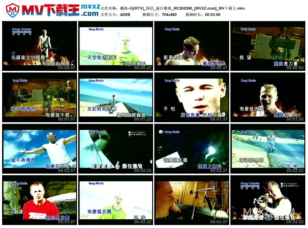 戴洛-闯(MTV)_国语_流行歌曲_MC202590